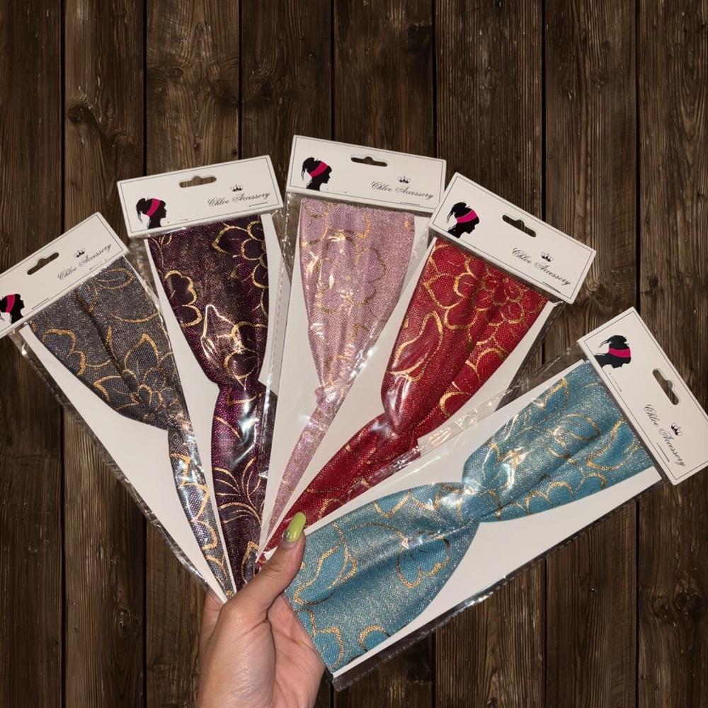 Floral Linen Headbands (Pick 1)